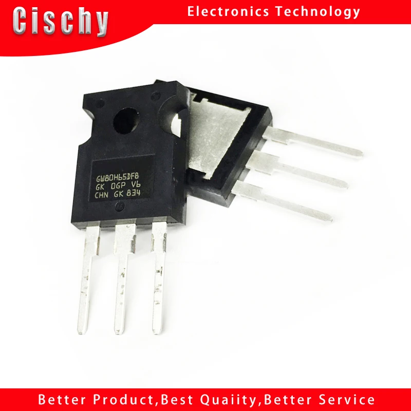 

10pcs GW80H65DFB STGW80H65DFB TO-247 IGBT TRANSISTOR 80A 650V In Stock