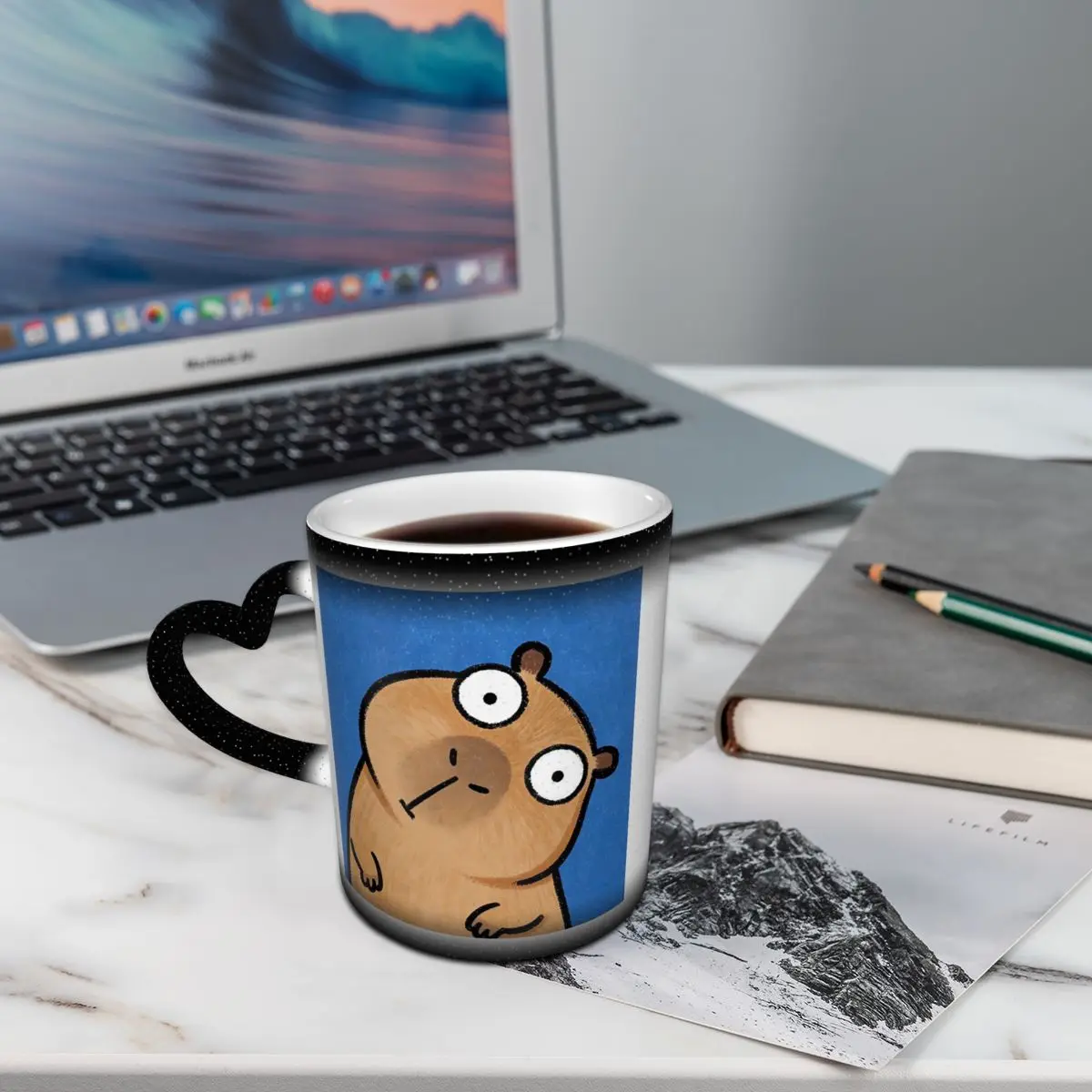 

Cute Capybara Mug Funny Ceramic Coffee Cups Tea Mugs Milk Cup Drinkware Gifts for Friends
