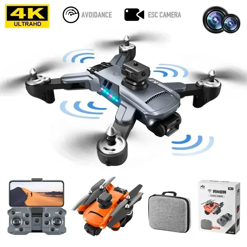 

A12 Pro Aerial UAV 4k Dual Camera Wifi FPV Avoidance Obstacle and Optical Flow Rc Quadcopter Dron Rc Helicopter Aircraft Toy