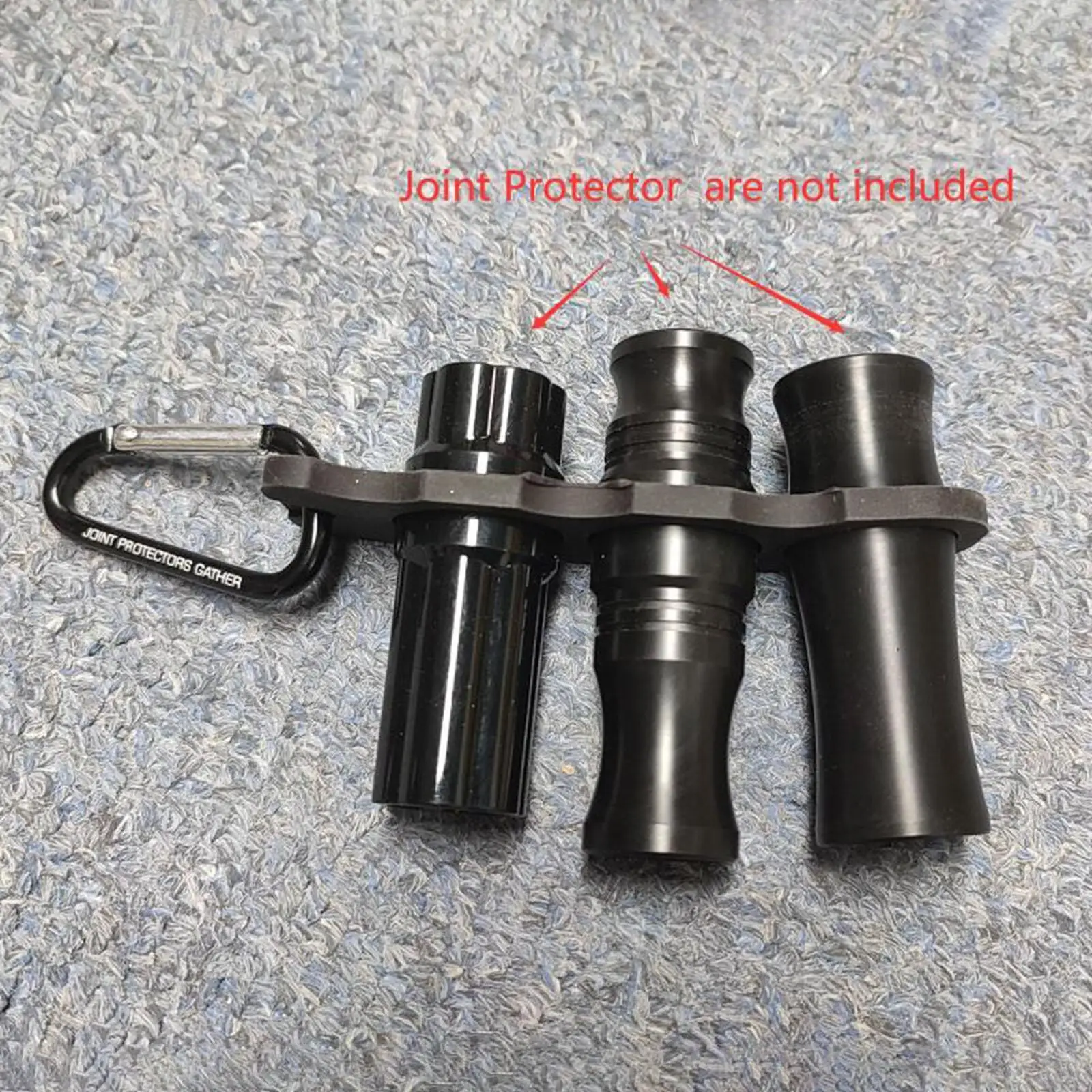 

Pool Cue Joint Protector 3 Hole Holders Universal Soft Clip Hold Tool Portable