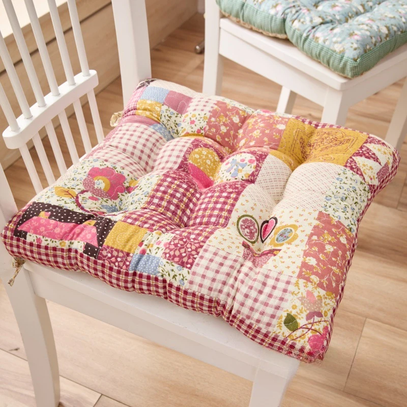 Korean-Style 100% Cotton Tatami Sofa Cushion All-Season Sofa Pad Machine-Washable Sofa Cover Seat Cushion Dining Chair Pad