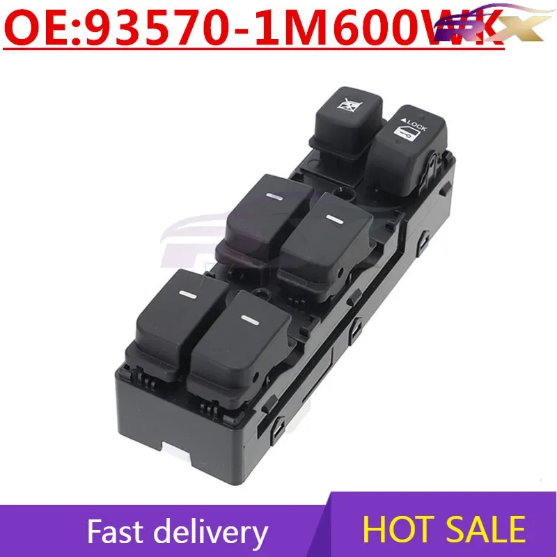 

НОВИНКА: Главный переключатель управления стеклоподъемниками 93570-1M600WK для Hyundai