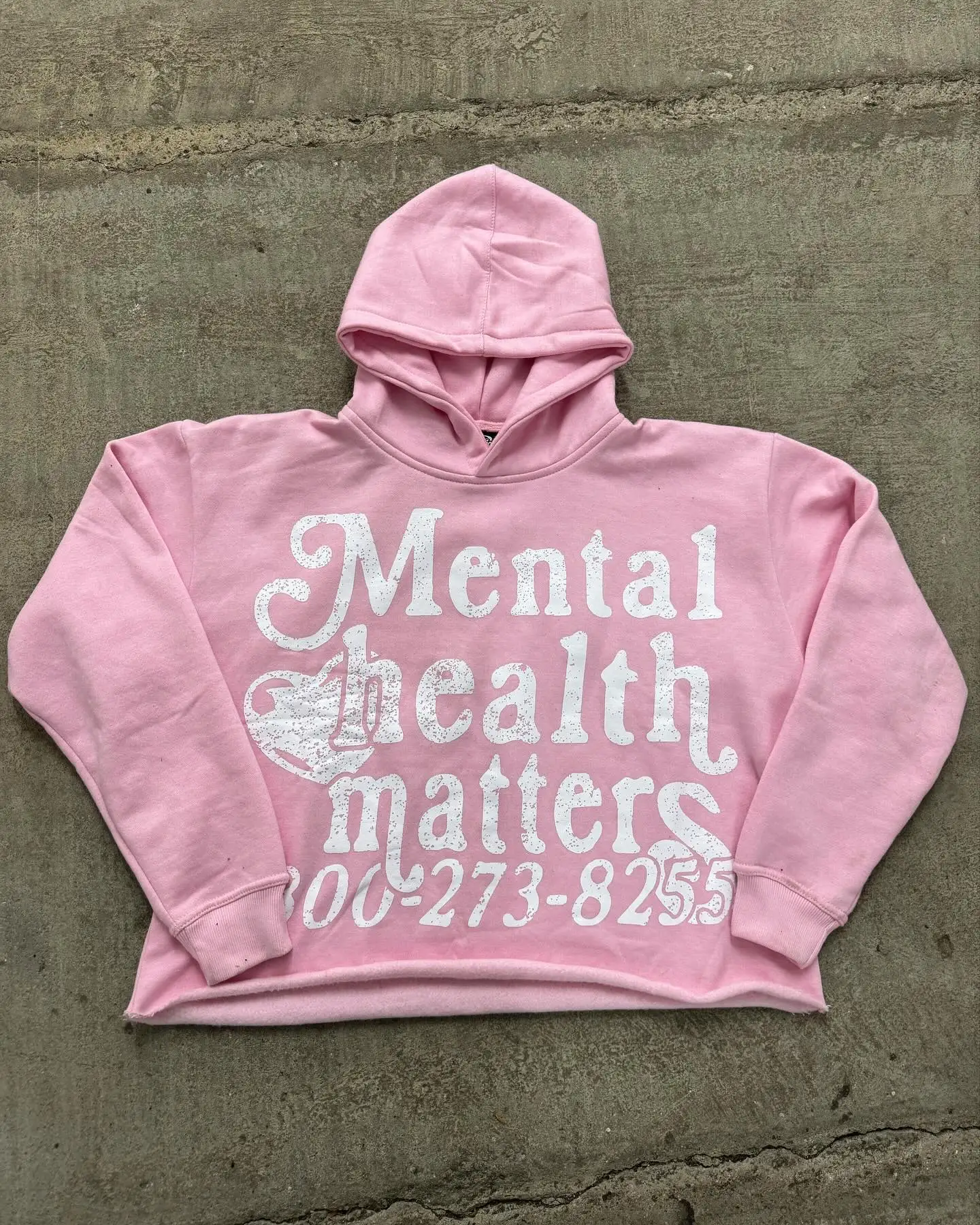 Y2k New Mental Health Matters Print Hoodies Women Men Oversized Hoodie Goth Grunge Streetwear Sweatshirt Harajuku Gothic Clothes