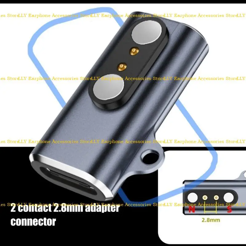 

462E типа C до 2PIN Магнитный адаптер для наушников для костной проводимости 2,8 мм между расстоянием