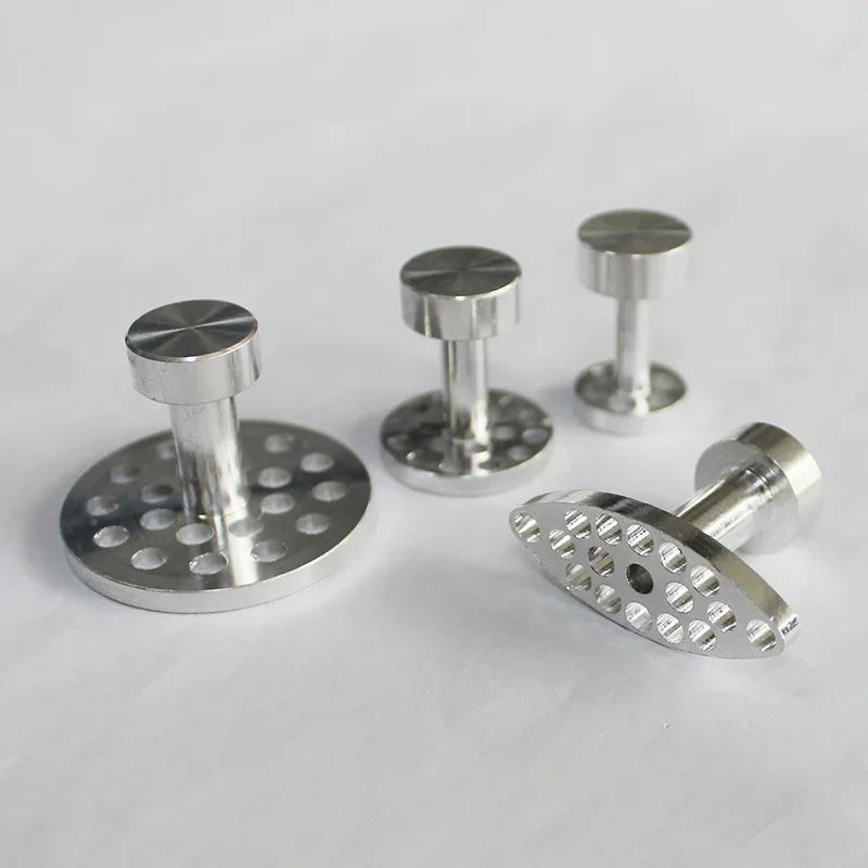 4 قطعة جسم السيارة بدون طلاء دنت حائل مشبك سبائك الألومنيوم الغراء مجتذب علامات التبويب مزيل أدوات إصلاح السيارات