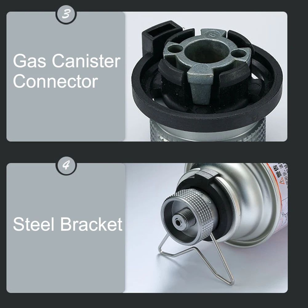 

Lockable Adapter Convert Adapter CAMPINGMOON Lockable Convert Adapter Long Butane Cans Converted To Lindal Type