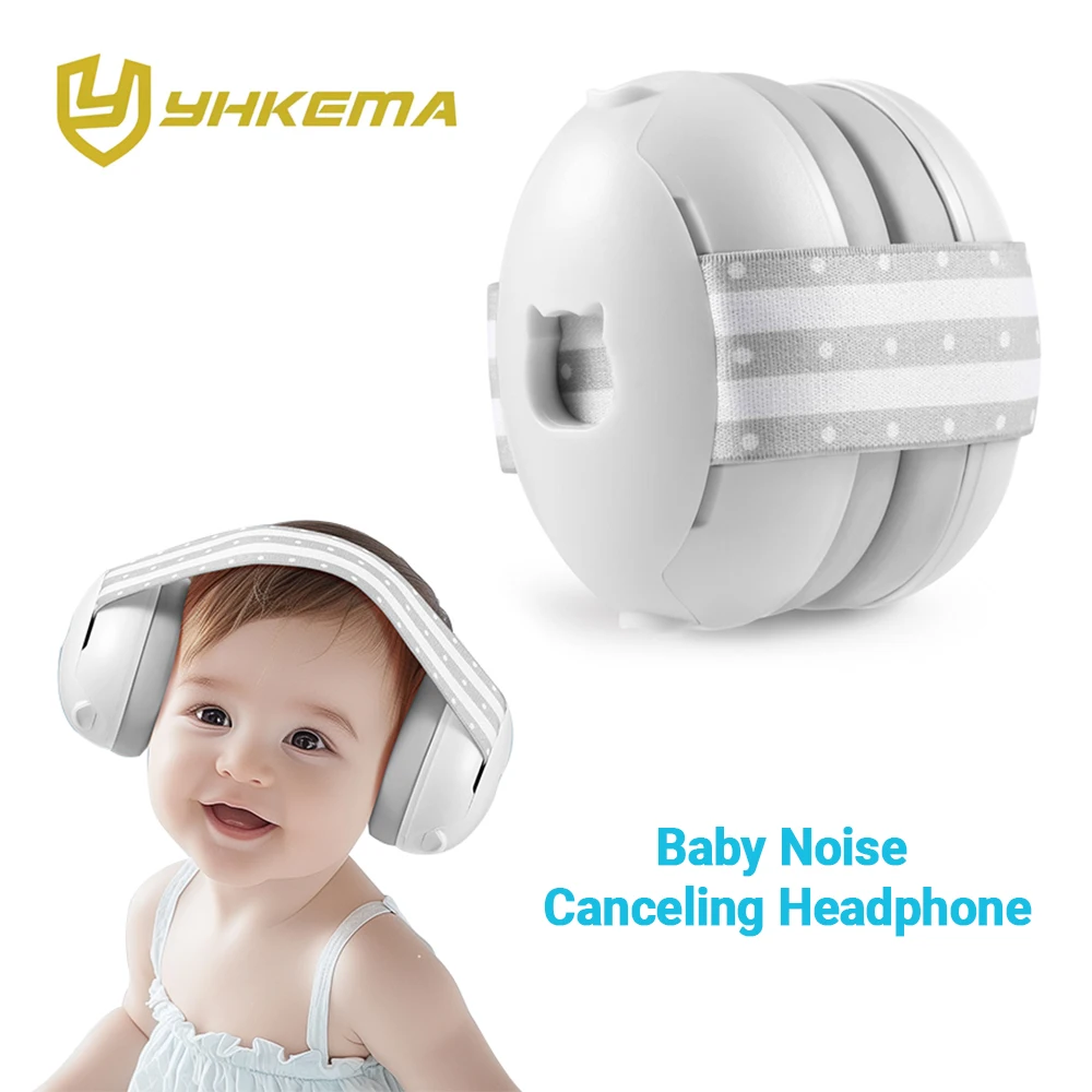 Baby Ear Protection for Babies Toddlers Elastic Noise Reduction Earmuffs Baby Headphones Against Hearing Damage Improves Sleep