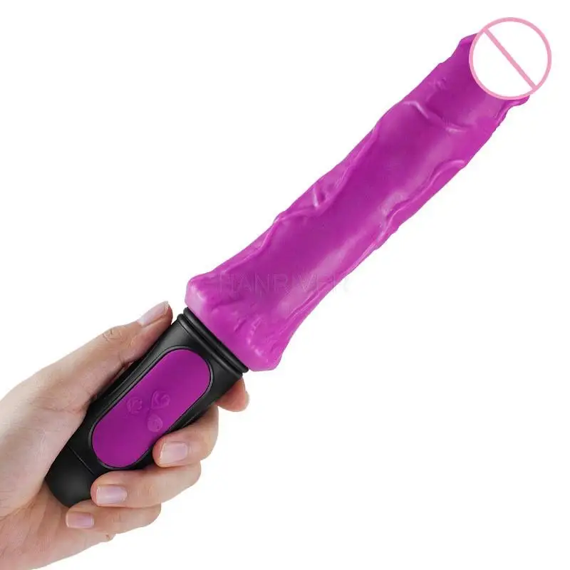 10 speeds silicone female masturbation sex toy heatable vibrator large size freely deformable soft and comfortable vibrator