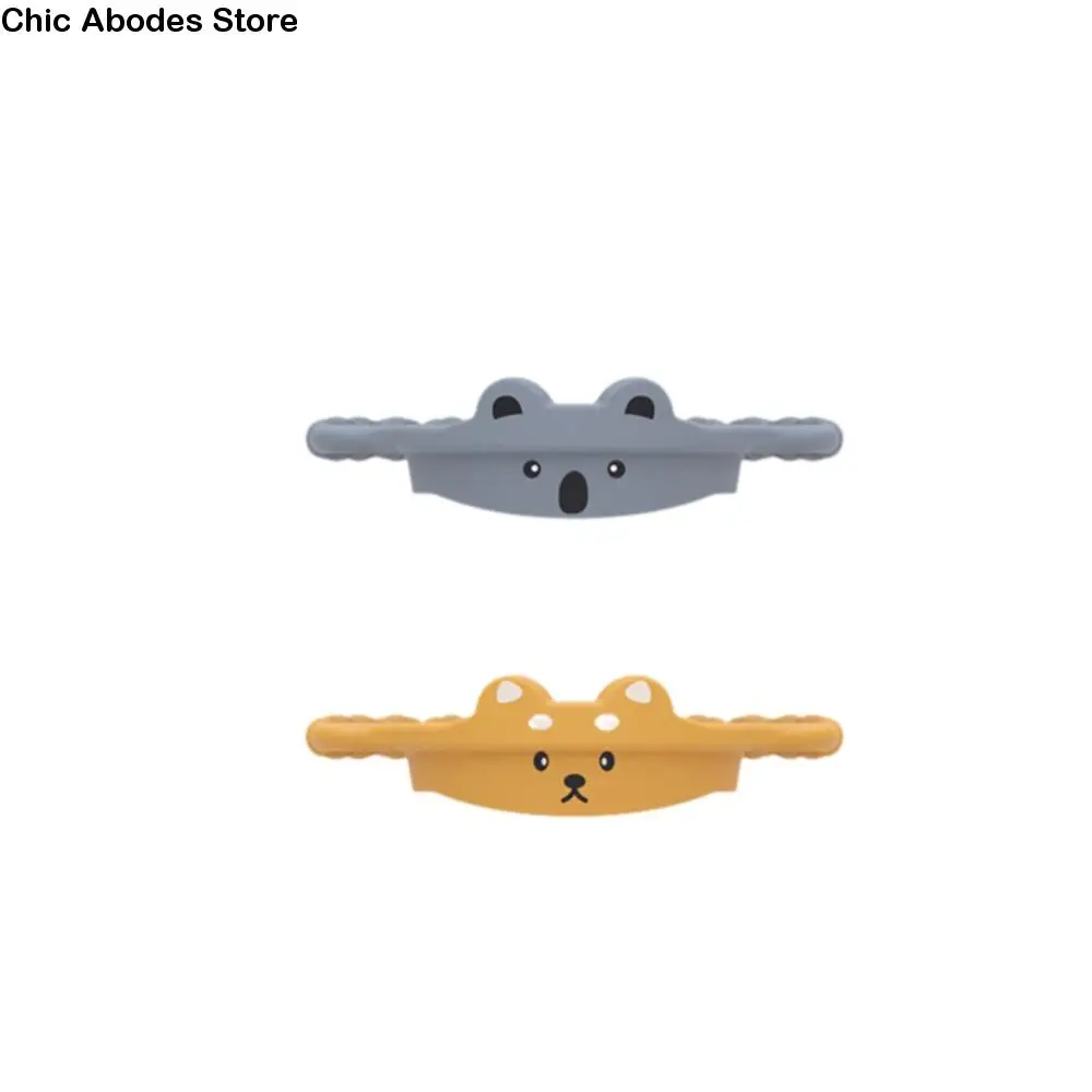 

2pcs Cartoon Water Bottle Carrying Strap Silicone Animal Pattern Water Bottle Sling Non-slip Universal Water Bottle Carrier