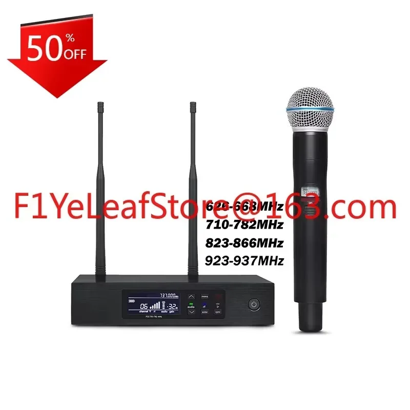 Hot salesQLXD24/Beta 58 and QLXD4 Wireless Microphone Mic in High Quality with