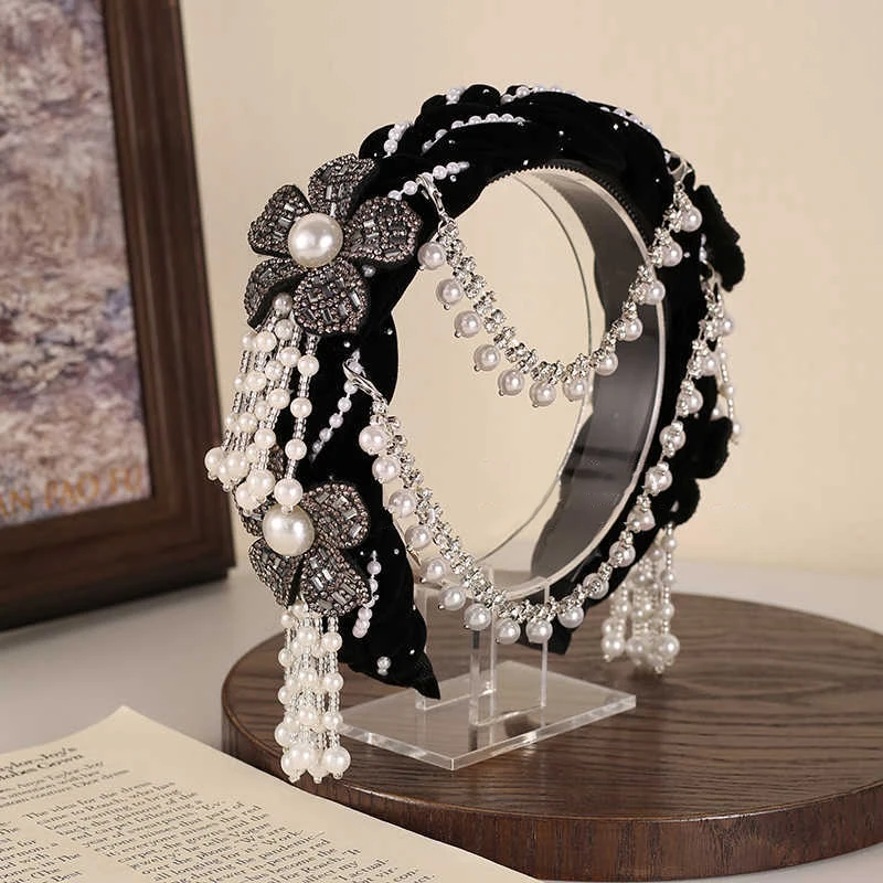 acessorio-de-cabelo-para-noivas-tiara-de-casamento-com-flores-perolas-destacaveis-e-franjas-adorno-para-festas-e-dancas