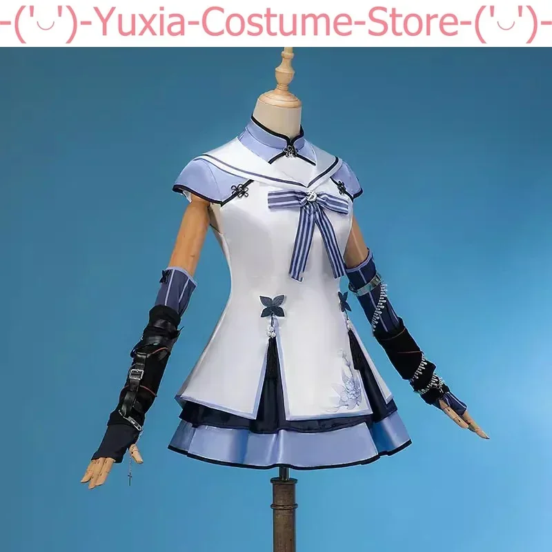 Vtuber Seren Azuma Game Suit Sweet Lovely Uniform Cosplay Costume Halloween Party Role Play Outfit Women XS-3XL