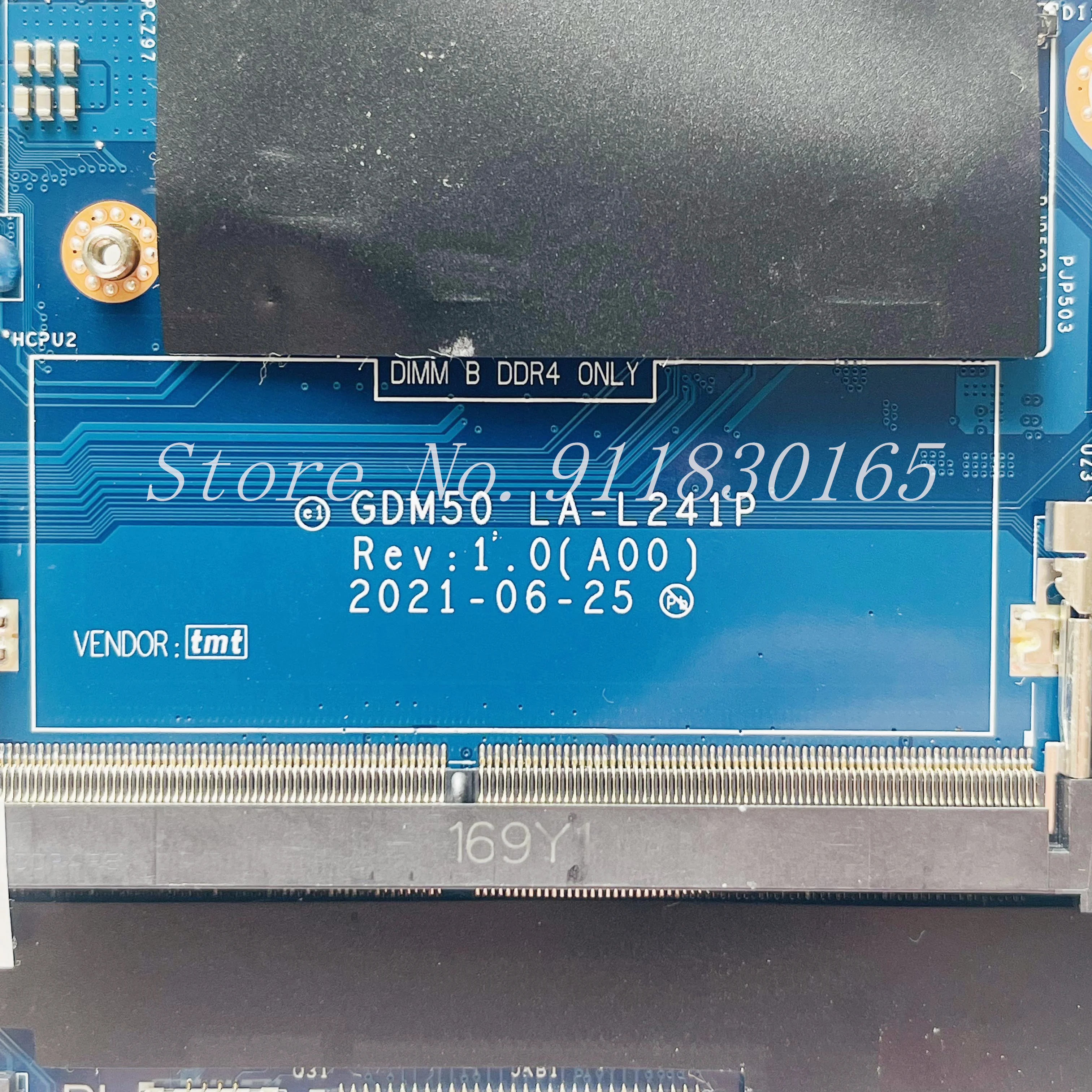 LA-L241P GDM50 Pour Dell Inspiron 15 3511 Tystro 15 3510 Ordinateur Portable Carte Mère Avec I3-1115G4 I5-1135G7 I7-1165G7 CPU DDR4 CN-0042CN