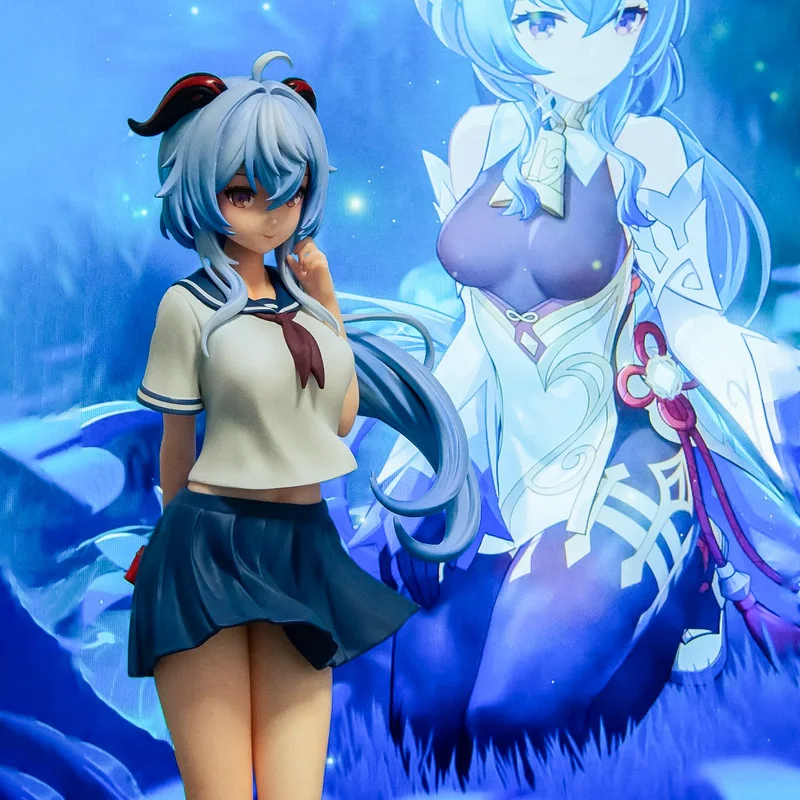 

Genshin Impact Ganyu Action Figure - Anime Toy Ornament Confession Series Car Decor Collectible Game Peripheral Gift