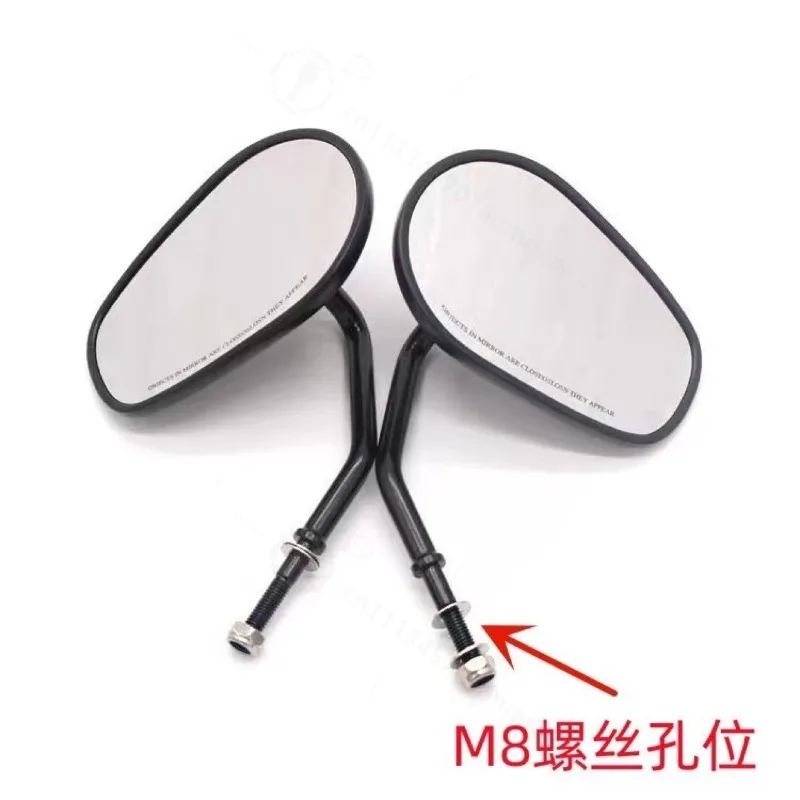 Universal Retro Lower Mount Modified MOT Rearview Mirror Downward Relocation Motorbike Side Rear View Mirror