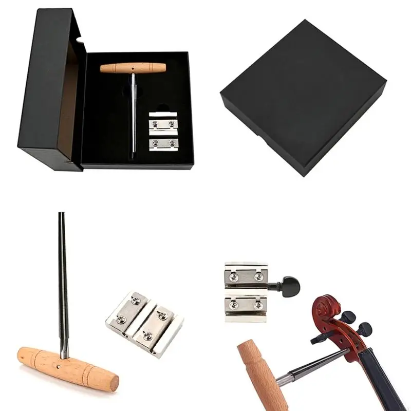 

Violin Reamer, Violin Peg Hole Reamer with Wooden Handle Luthier Repair Tools JOME