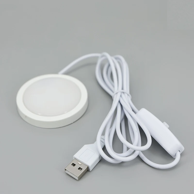

5 В 3 Вт USB-светильник белый теплый светодиодный светильник для шкафа, корпус, полка, счетчик освещения, караван, кемпер, дом на колесах, интерьер, точечный светильник B4