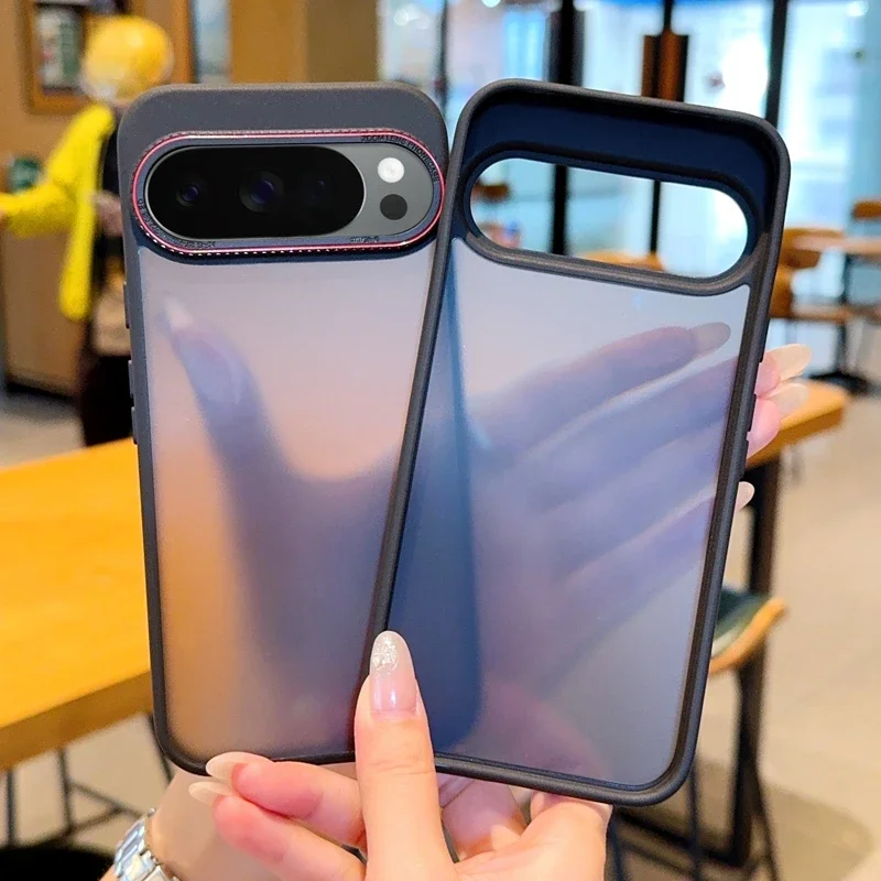 حافظة هاتف خلفية شبه شفافة لهاتف Google Pixel 10 ProXL، لهاتف Google Pixel 10 Pro XL غطاء حماية غير لامع من مادة البولي يوريثان + PC #2