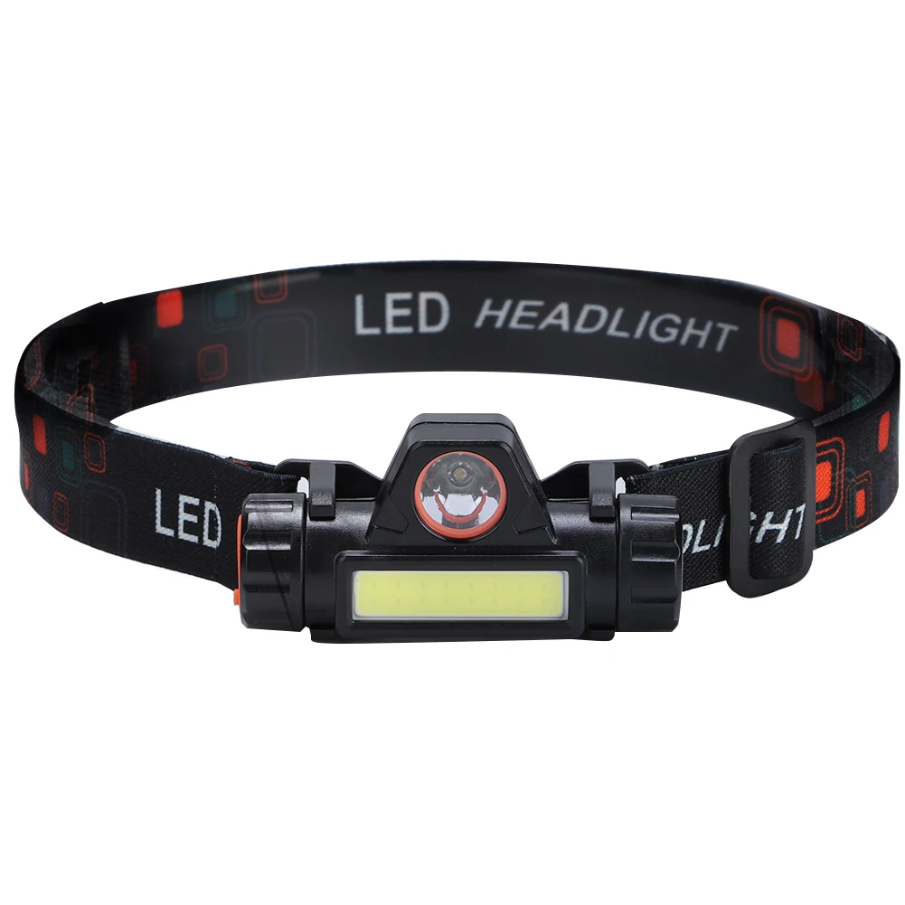 Latarka USB do ładowania Wodoodporna latarka czołowa LED do jazdy na rowerze Camping Outdoor Hight Bright Headlamp