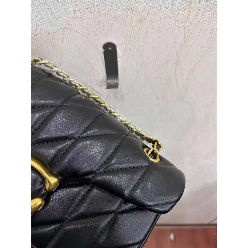 Single Shoulder Hand-held Chain Style Crossbody Bag, A New Fashion Style Diamond Grid Small Fragrance Style Small Fragrance Bag