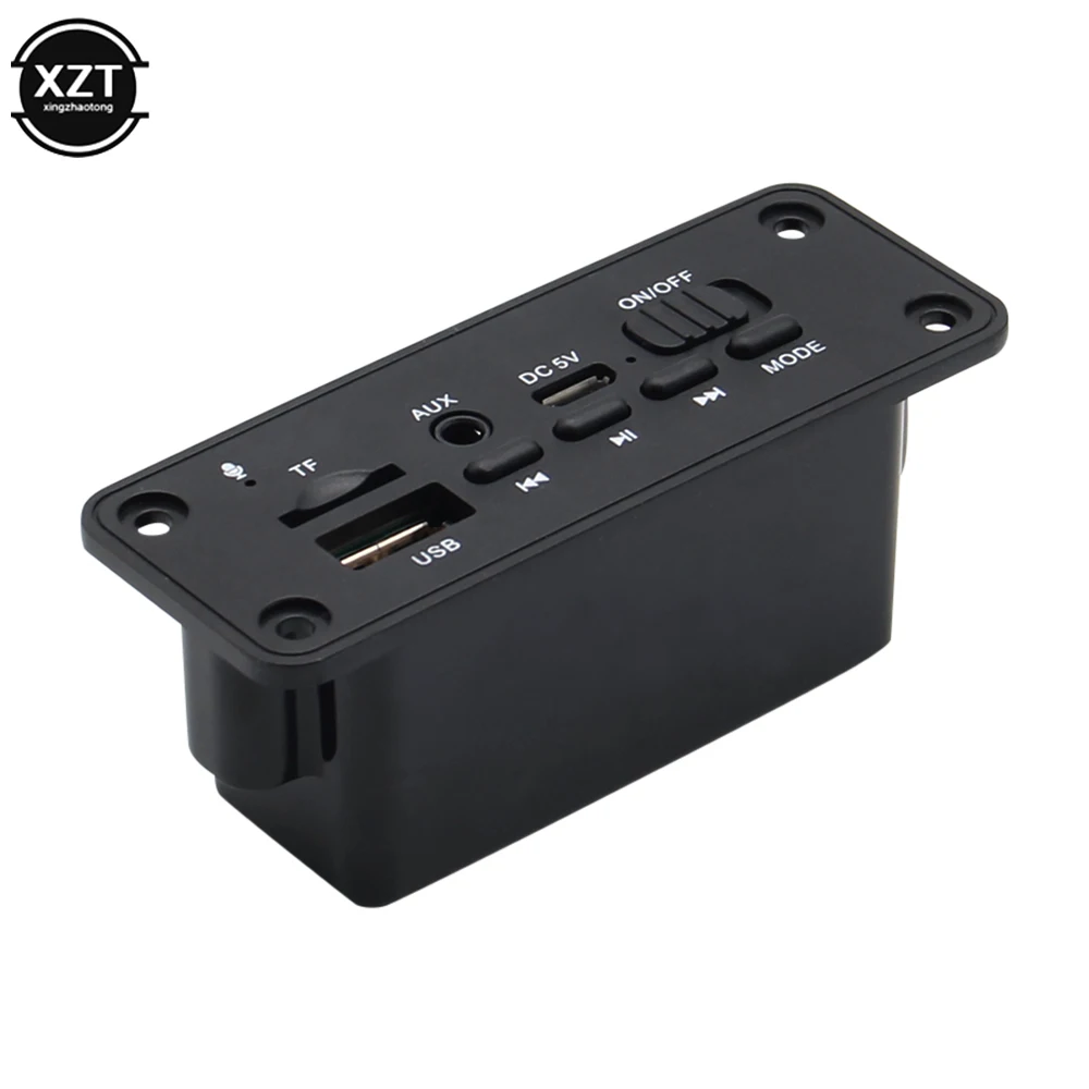 Bluetooth-compatible MP3 WMA Decoder Board Audio Module USB TF Radio Wireless FM Receiver MP3 Player 2 x 3W Amplifier For Car