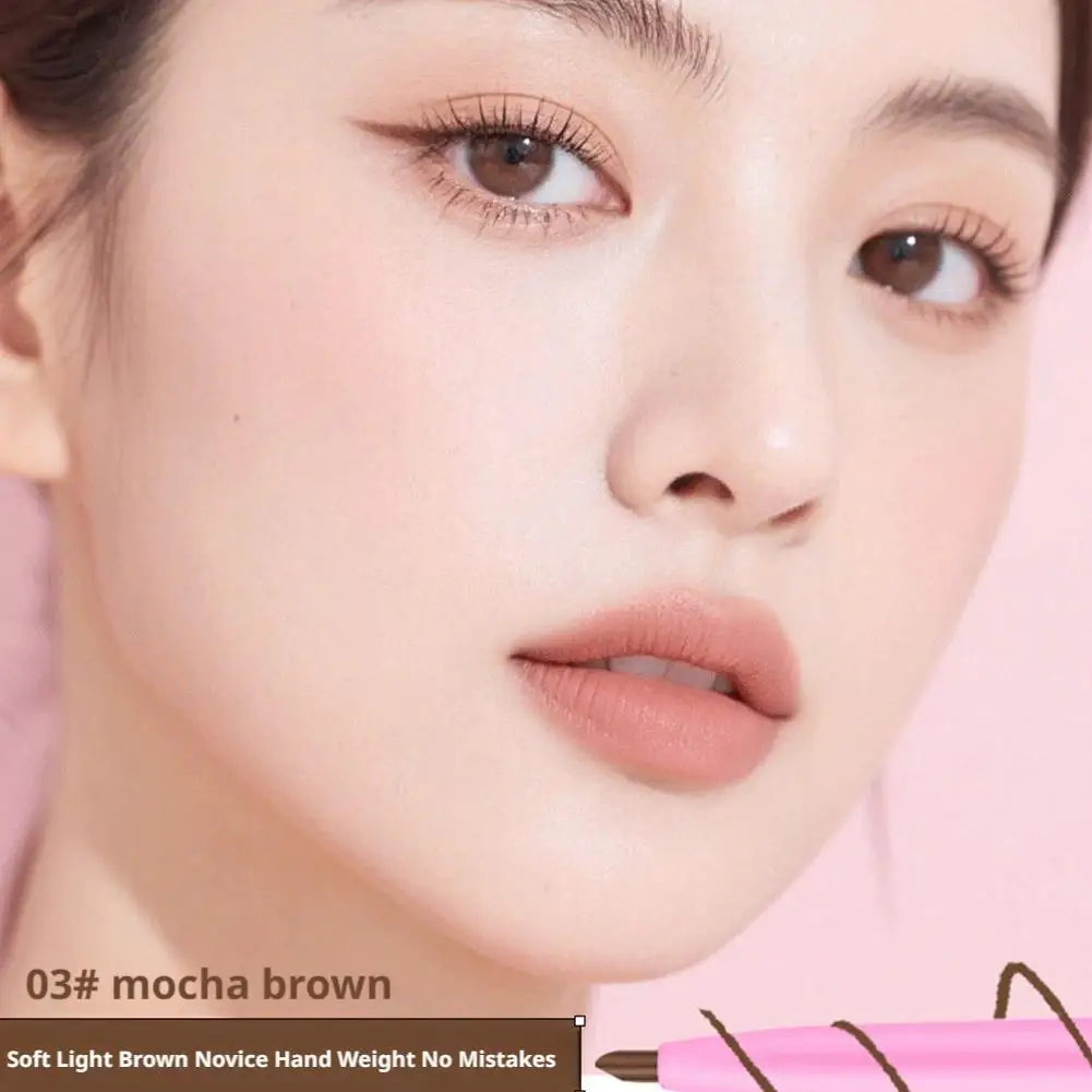 Wasserfester Eyeliner-Stift mit abgewinkelter Spitze, ultra-glatte Gelformel für scharfe, geflügelte Liner, wisch- und schweißfest, langlebig, M W6D2