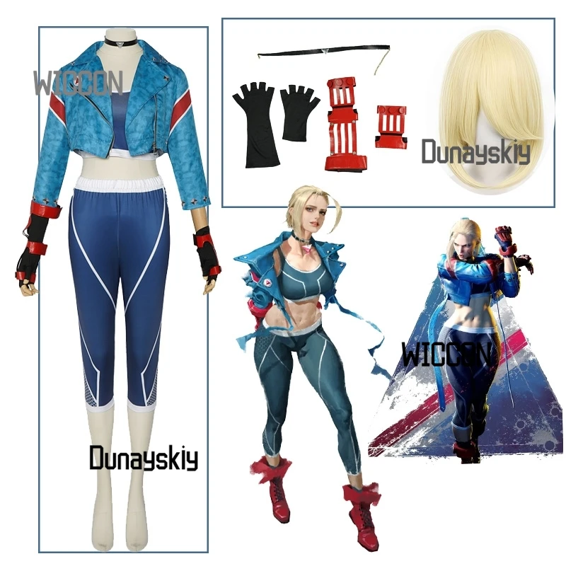 

Cammy Белый ‌ Уличная игра Fighter 6, костюмы для косплея, аксессуары для париков, крутой Jirai Kei, вечерние, повседневные, высокое качество, Хэллоуин, косплей ‌