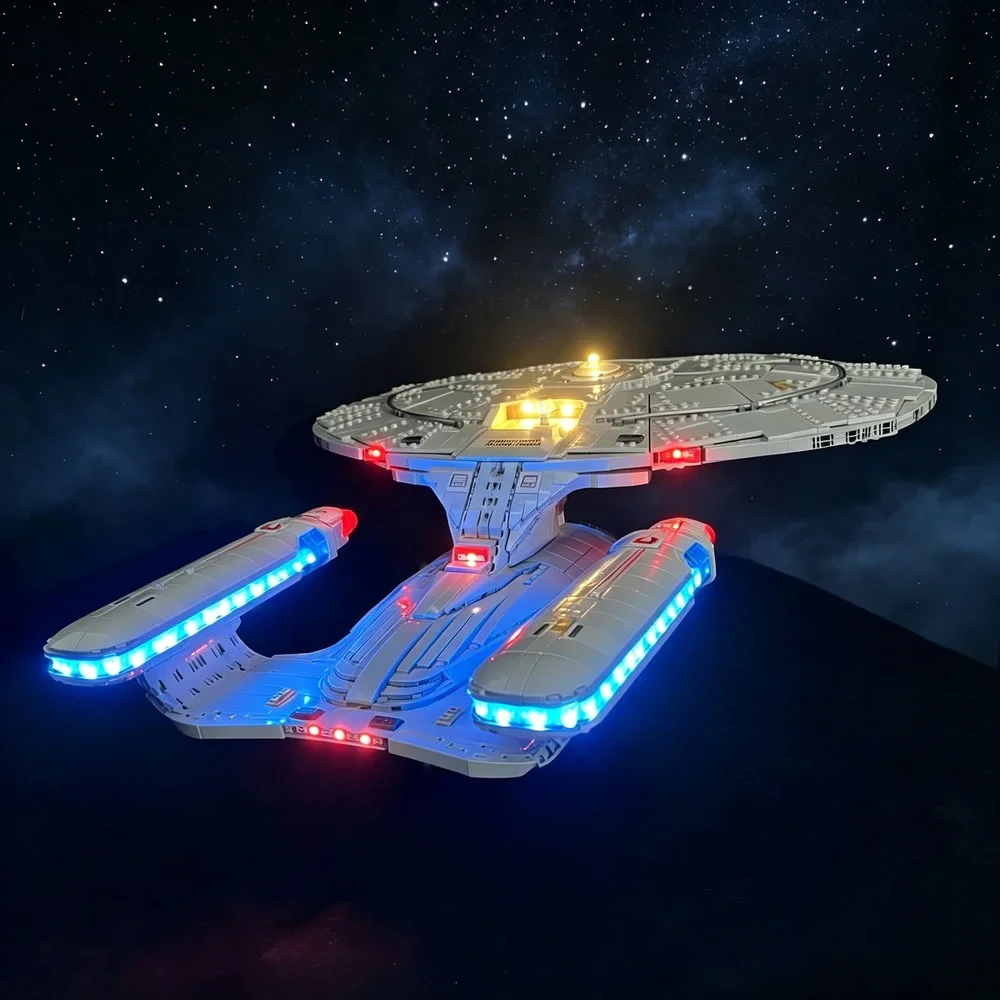 LED Light Kit Suitable for Star Trek:  Enterprise Building Blocks Not Include  Building.10356 (only the light)