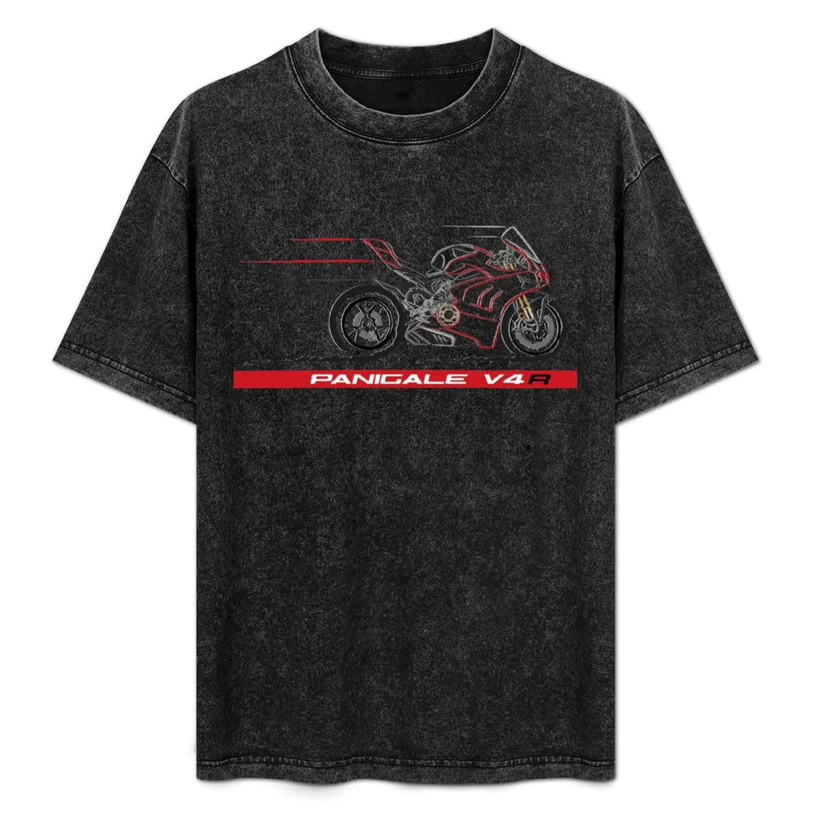 

The ART of PANIGALE, V4R for the real Speed Biker T-Shirt Comfortable Daily Wear Tee