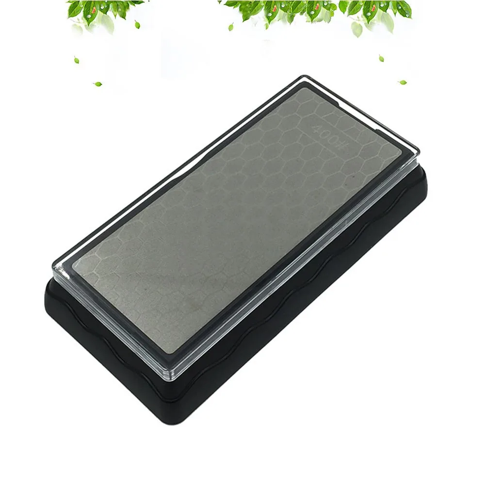 شكل قرص العسل 4001200 حجر شحذ الماس مزدوج الجوانب متين وآمن للمطبخ للاستخدام الخارجي حجر مبراة #6