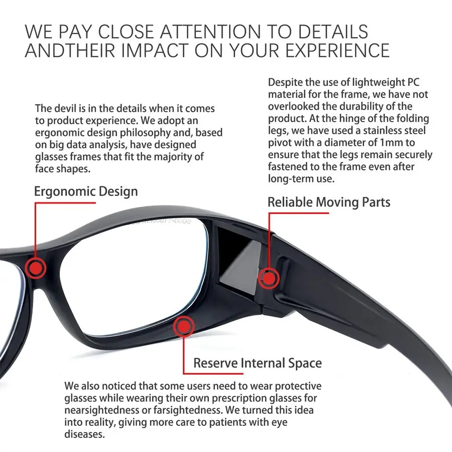 نظارات حماية العين بالليزر، 9000nm11000nm 10600nm نظارات حماية السلامة الطول الموجي OD 5، تقنية التصفية عن طريق Ab