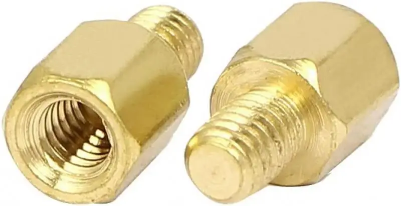 M2 M2.5 M3 M4 Hex Brass Male Female Standoff Board Rack Stud Hexagon Threaded Pillar PCB Column Motherboard Spacer Bolt Screw