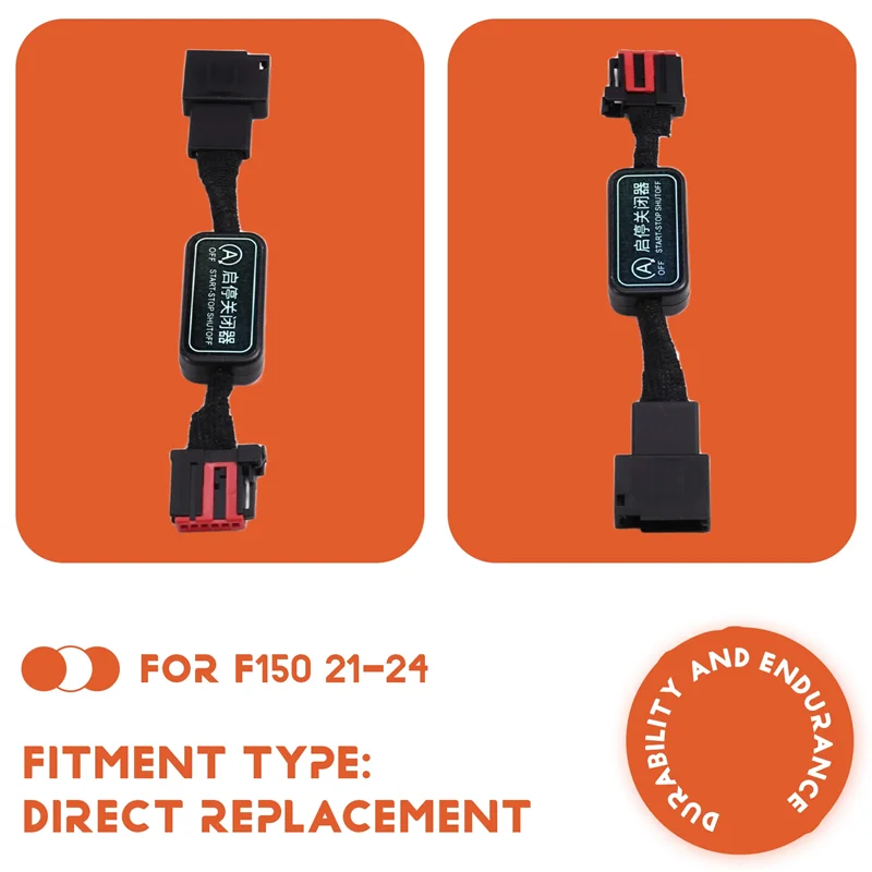 

AASS-Car Automatic Stop Start Eliminator With Seesaw 2021-2024 For Ford F150 ESS Engine Free Stop-Start Bypass Device Cable