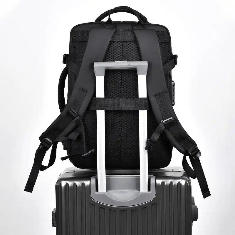 Multi functional portable Large-Capacity Travel Backpack For Men Expandable Airbag Backpack Waterproof Laptop Business Bag