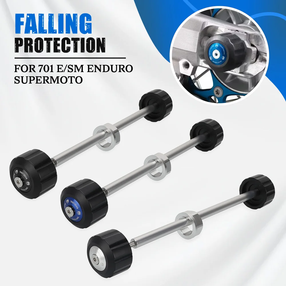 

For GASGAS 700SM 701 SM Enduro Supermoto Front Rear Axle Slider Fork Crash Protector Motorcycle Wheel Hub Crash Pad Protection