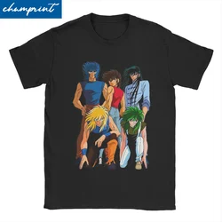 Knights Of The Zodiac Japanese Anime T-Shirt Men Women Saints Seiya Casual 100% Cotton Tees Short Sleeve T Shirts Summer Clothes