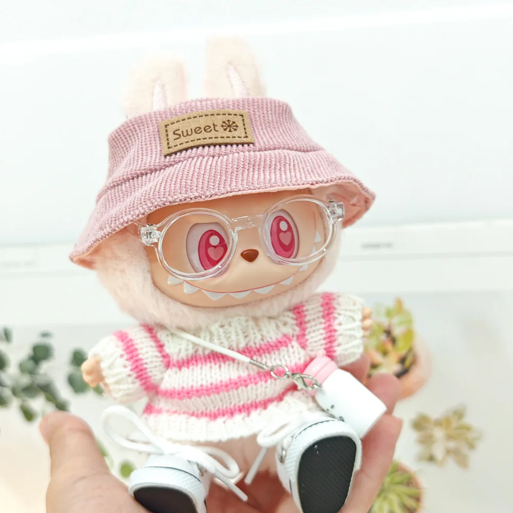 17cm Labubu Clothes outfit Fashion Clothes Hoodies Doll Clothes Color Match Hoodies Dolls Accessories