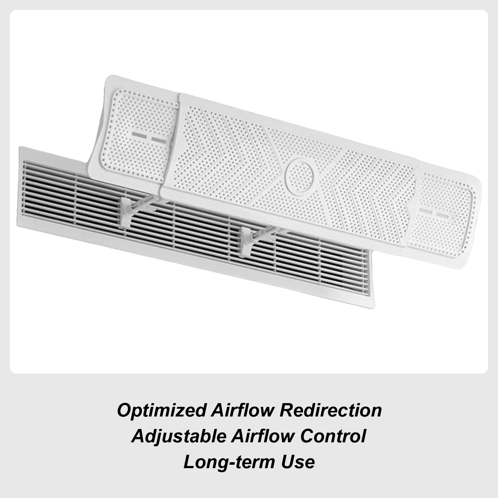 AC Air Deflector AC Window Baffle Adjustable Deflector Cover Redirector For Bedroom Sidewall Ceiling Registers Home