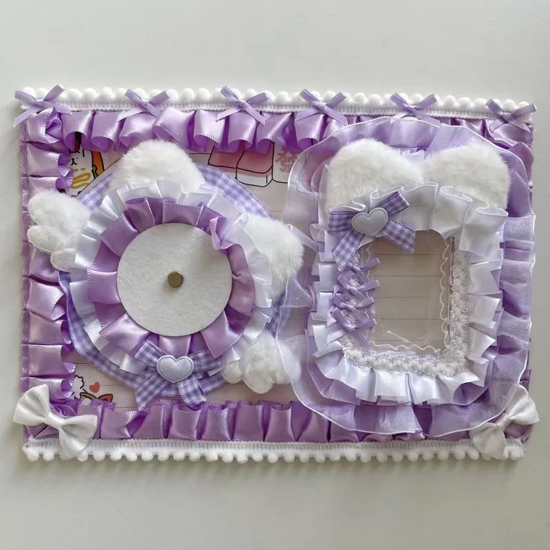 Badge Display Board For Ita Bag cute items itabag accessories Ita Bag Pin Badge Organizer Lace Itabag Insert Accessories