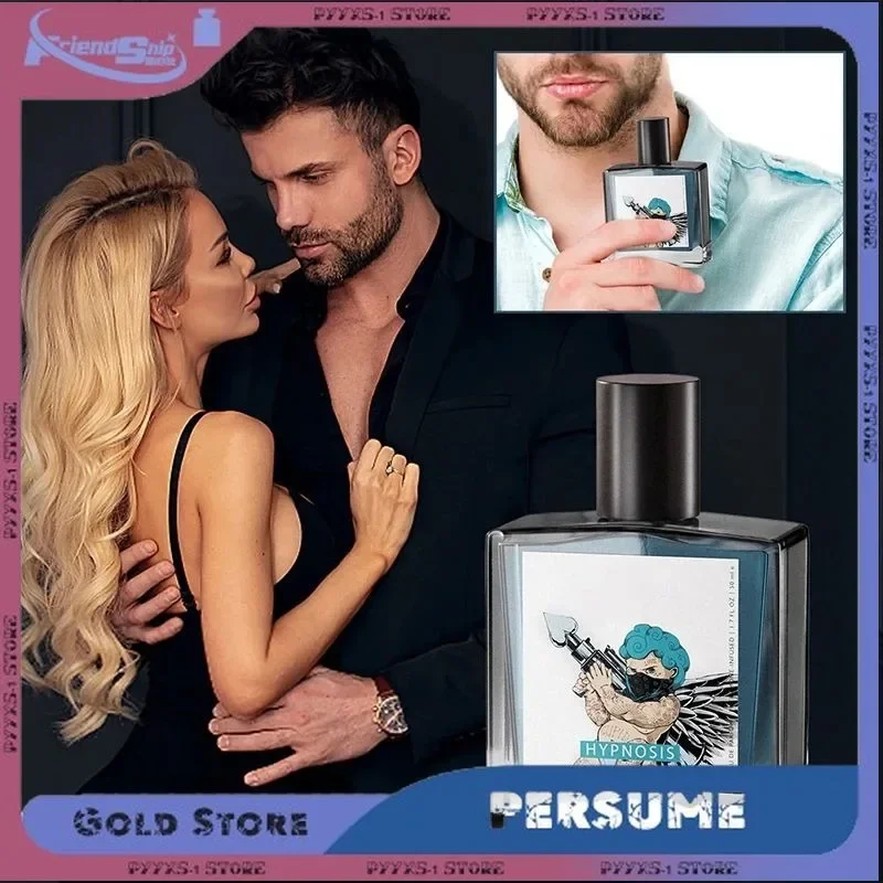 50ML Cupid Men Perfume Releases Charm Long Lasting Fragrance Enhance Pheromone Perfume Cologne Men's and Women's Light Fragrance