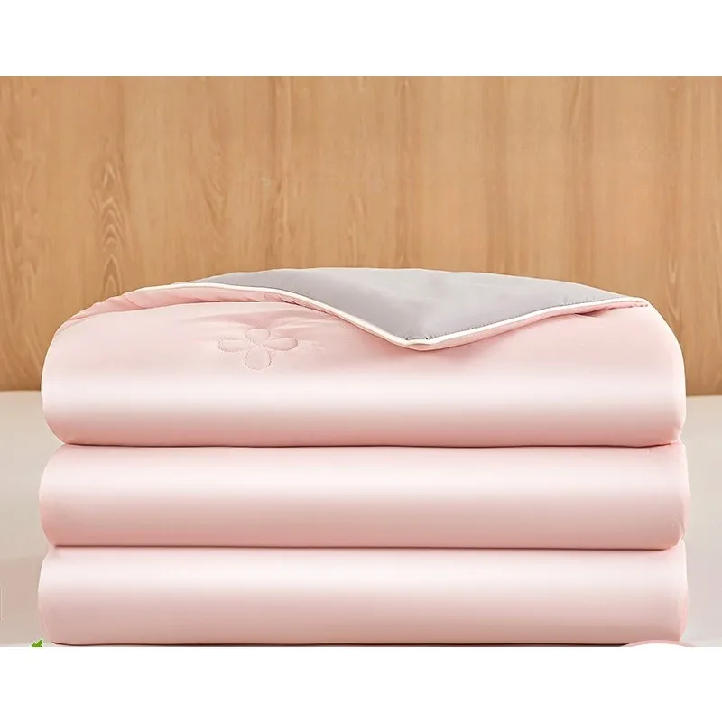 

Summer cool feeling knitted cotton ice silk summer cool cool single double air conditioning core double-sided color