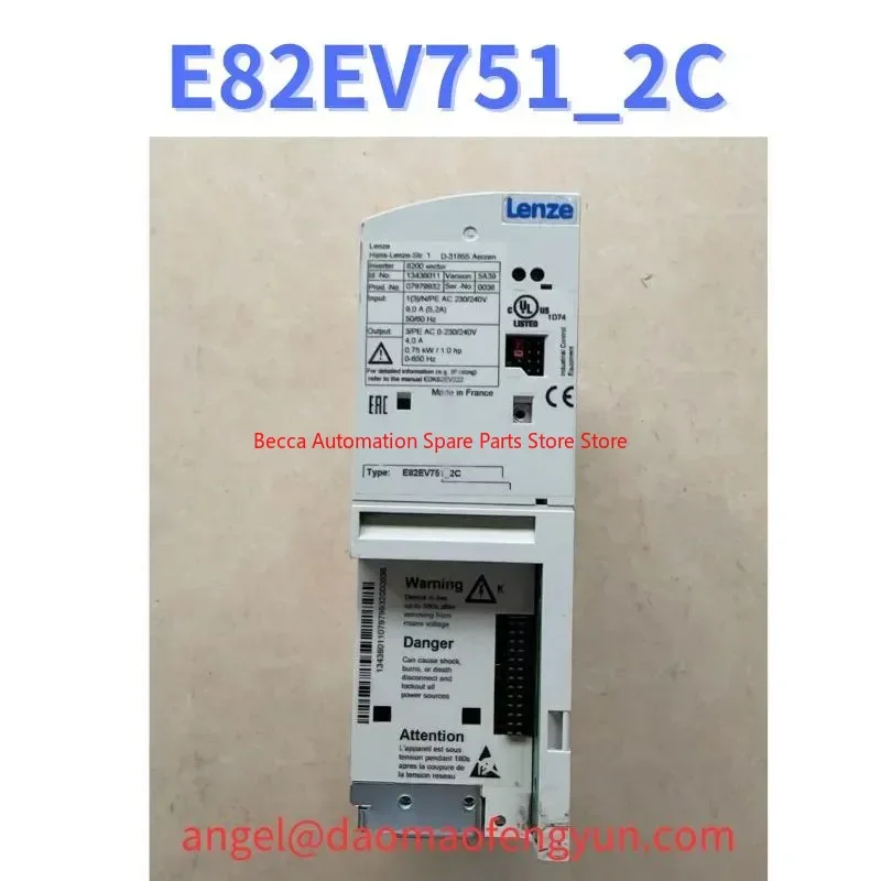 

E82EV751_2C Used inverter 0.75kW/220V E82EV751_2C test function OK