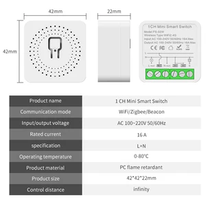 Tuya Smart WiFi Modul Sakelar Pintar Kontrol 2 Arah Sakelar Lampu DIY Kontrol Suara Berfungsi dengan Kehidupan Cerdas Alexa Alice Google Home 10 sakelar wifi geng 5 penjualan terbaik - №