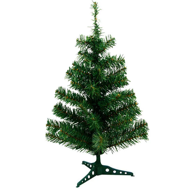 

2024 New Year's Artificial Christmas Tree Fir Pine Fluffy Green PVC Reusable Christmas Trees Christmas Decoration 90CM/120CM