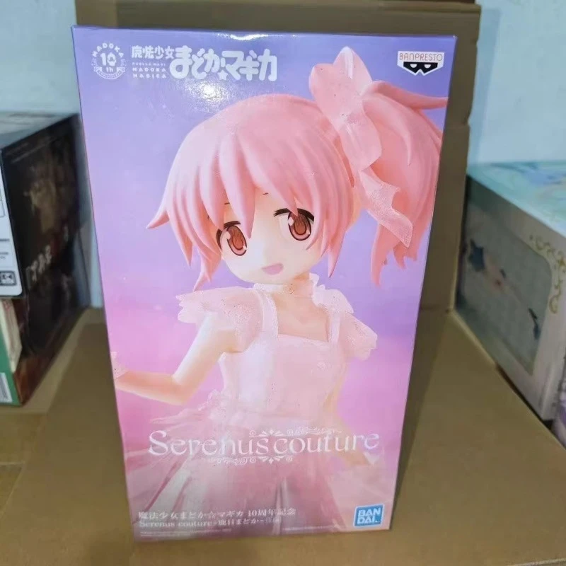 

In Stock Original Bandai Banpresto Puella Magi Madoka Magica Kaname Madoka Anime Action Figures Model Toys desktop Ornament Gift