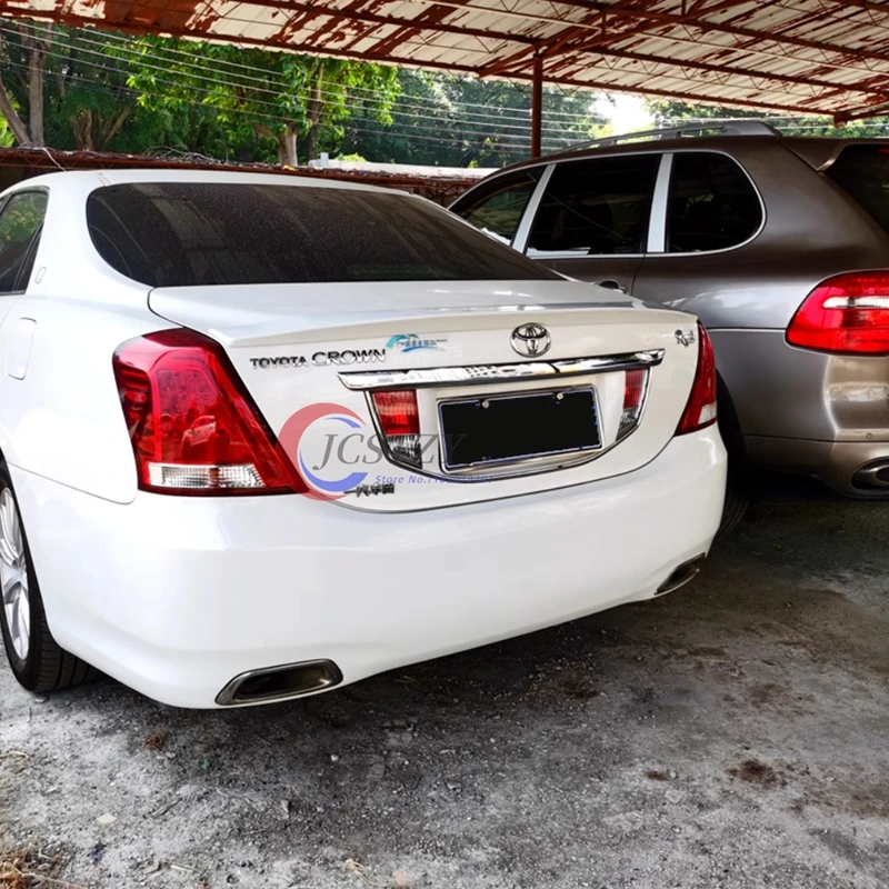 For Toyota Crown ABS Plastic CAR Trunk Boot Tail Wing  2010 2011 2012 spoiler