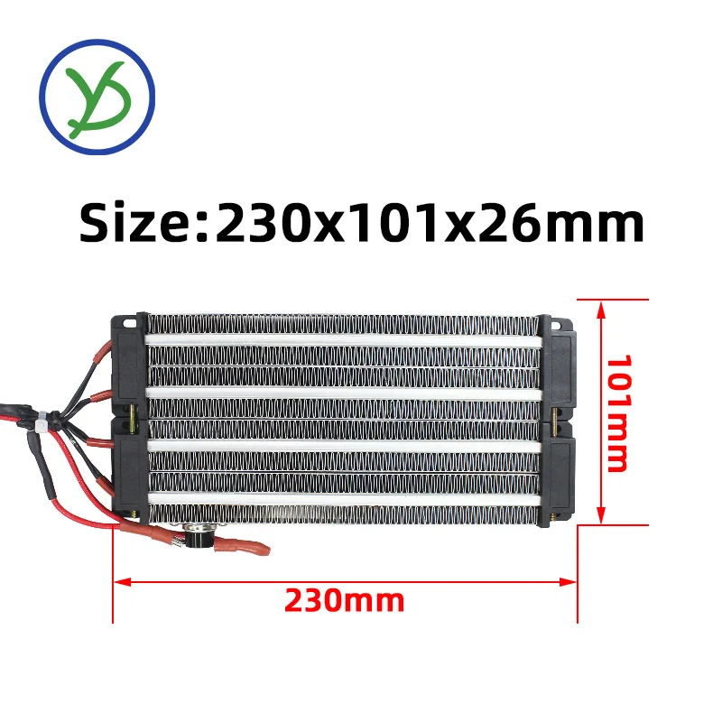 220V 2000W High Quality Electric heater PTC ceramic air heater Insulated 186A4 230*101mm