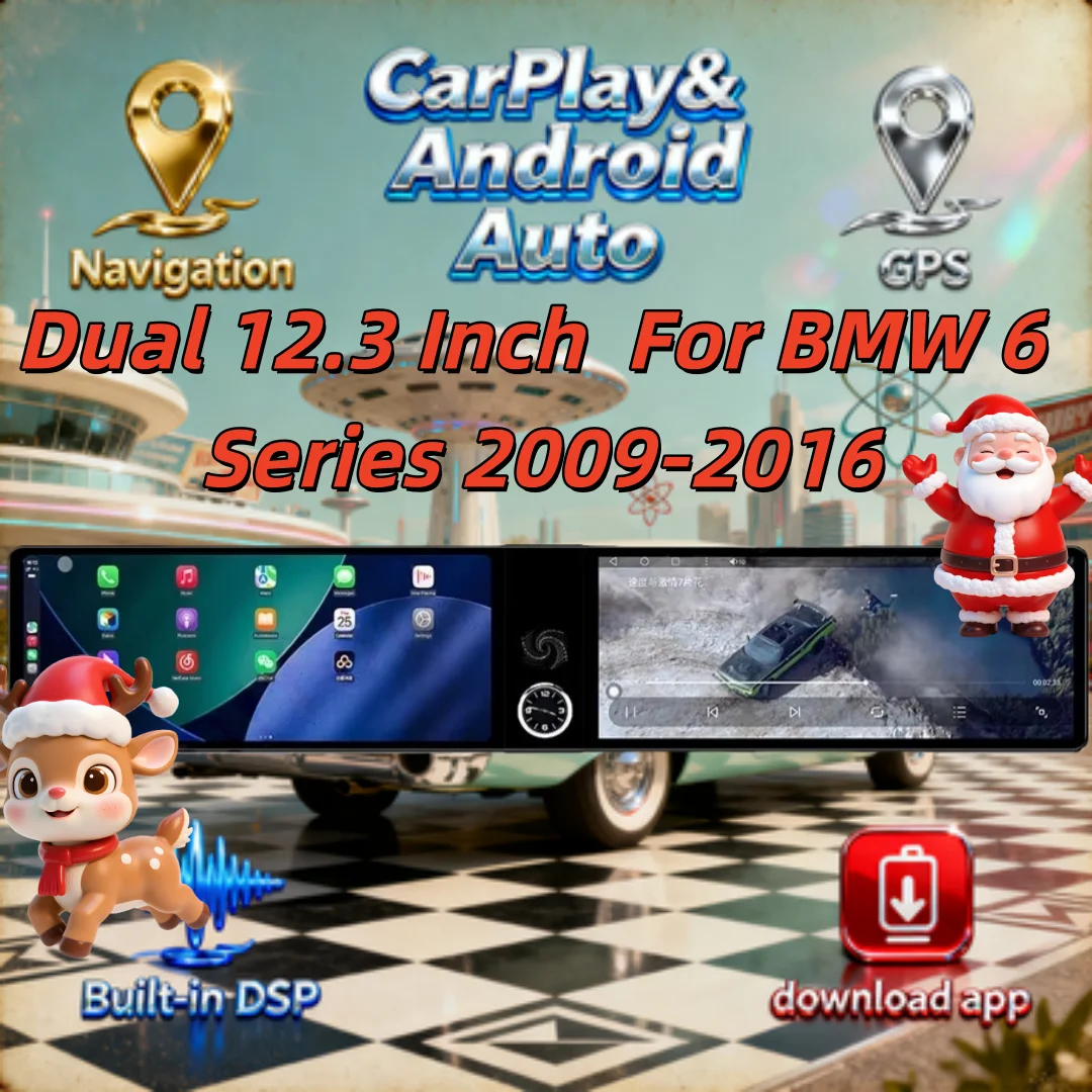 

Мультимедийный беспроводной CarPlay Auto Bluetooth для BMW 6 серии 2009-2016 Android автомобильный радиоприемник стереоприемник LHD RHD 4G WiFi