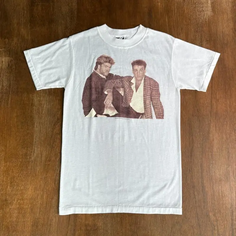 Wham Tee 1985 George Michael ANDREW RIDLEY Made in USA Tour Tee