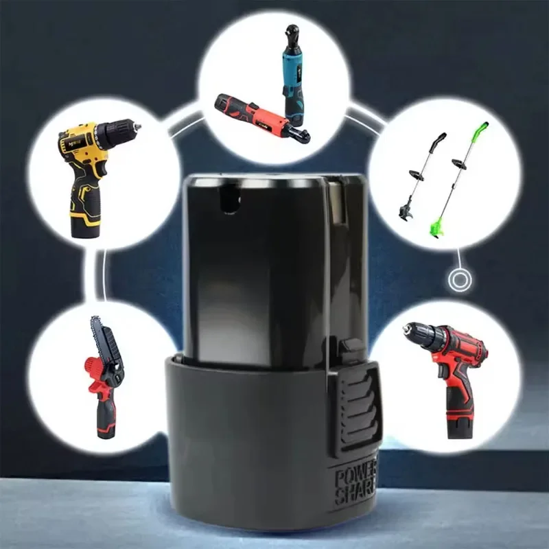 Universele 18V herlaadbare lithiumbatterij, vervangbare batterij voor elektrische sleutel, boormachine, schroevendraaier, zaag, 18V elektrisch gereedschap